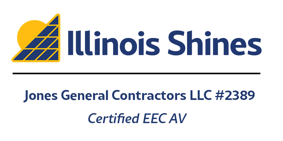Illinois Shines certification badge — Jones General Contractors LLC #2389 Certified EEC AV